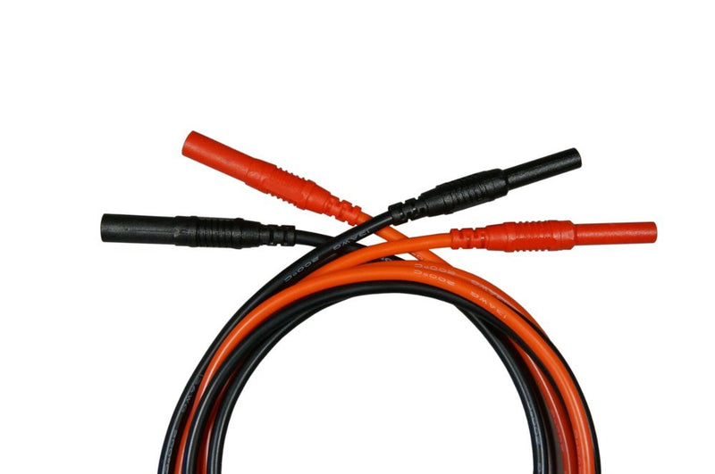 Test Lead Extension SILICONE Male-to-Female Banana Plug (1 pair) (3 meter) 3 meter