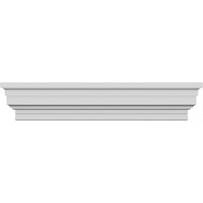 Endurathane Stockport Crosshead, 103" Bottom Width x 105 1/2" Top Width x 3 7/8"H x 1/4"P, Factory Primed 103-in. W