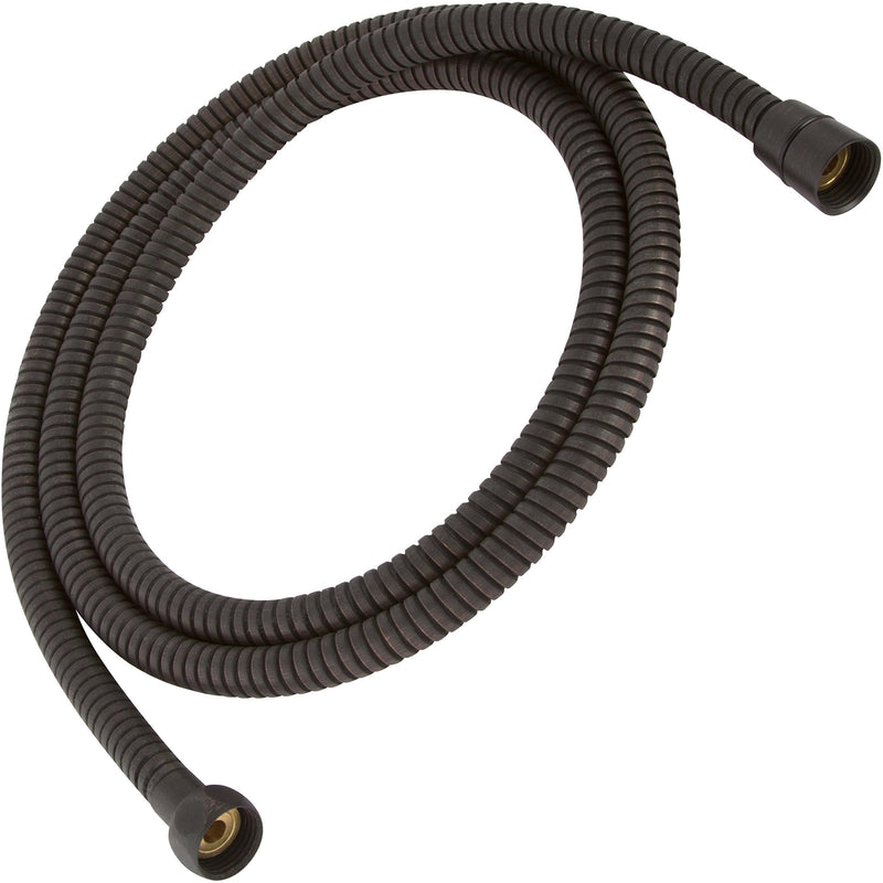 Universal 60 Inch Flexible Shower Hose - Extra Long, Stainless Steel, Double-Buckle For Handheld Showerhead - Oil-Rubbed Bronze Oil Rubbed Bronze