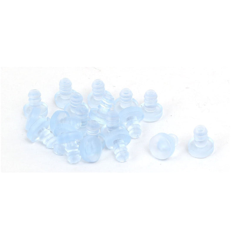 Uxcell a16110800ux0828 9mmx11mm Rubber Anticollision Embedded Soft Stem Bumpers Screw Hole Plugs (Pack of 20)