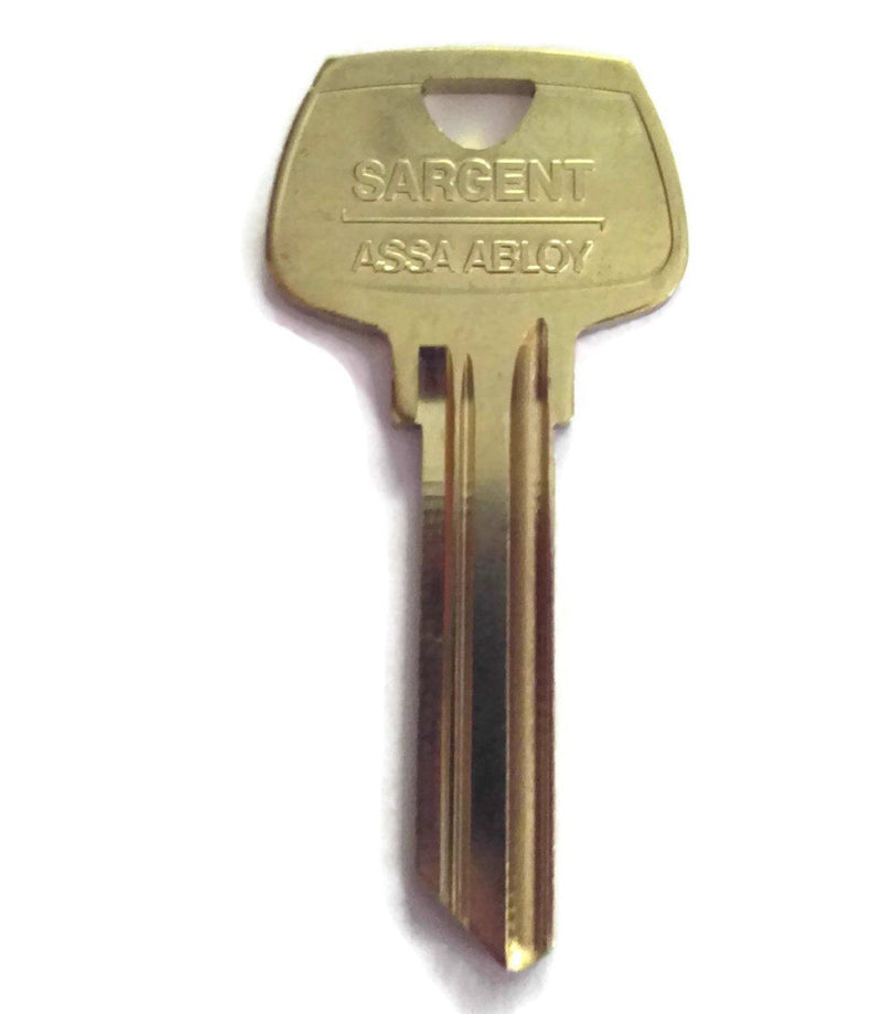 Sargent 6 Pin Key Blank 6275 RF Keyway, Pkg of 10, Factory Original
