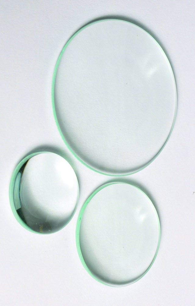 United Scientific Supplies LCV302 Double Convex Lens, 38 mm Diameter, 50 mm Focal Length