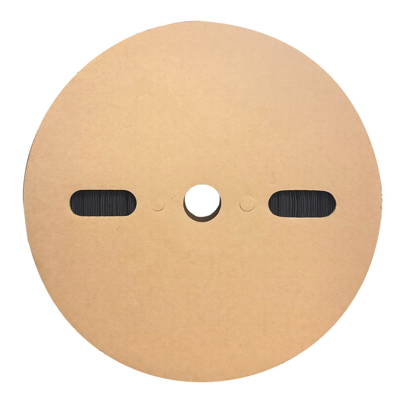 WindyNation 100 Feet (31 Meters) 1/4 inch, 1/4" I.D. Polyolefin 2:1 Black Heat Shrink Tubing 100 ft. of 1/4"