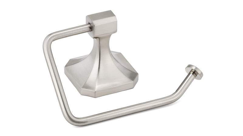 Richelieu Riviera Bathroom Toilet Paper Holder, Brushed Nickel