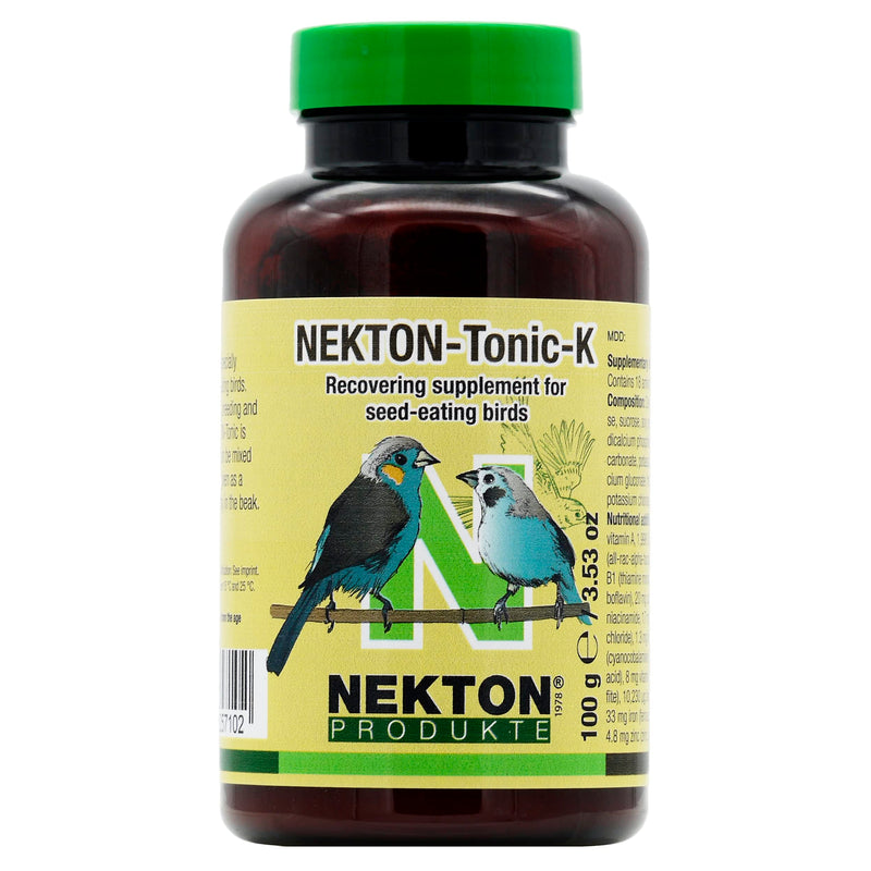 Nekton Tonic-K Restorative Supplement for Seed-Eating Birds 100g, (3.5oz) 3.5 Ounce (Pack of 1) - PawsPlanet Australia