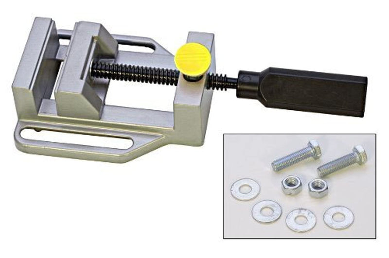 AMYAMY Aluminum Drill Press Vise (Silver)