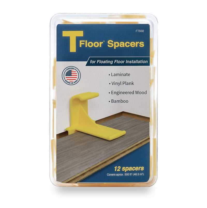 Laminate Flooring Spacers : for Installing Laminate Wood, Vinyl Plank, Engineered Hardwood, LVT, Bamboo, Subfloor Panels, or Any Floating Floor Material. Made in The USA.