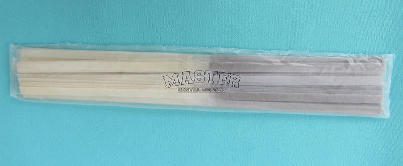 100 Dental Polishing and Finishing Strips Polyester Single Sided 4 MM FINE Medium Grit