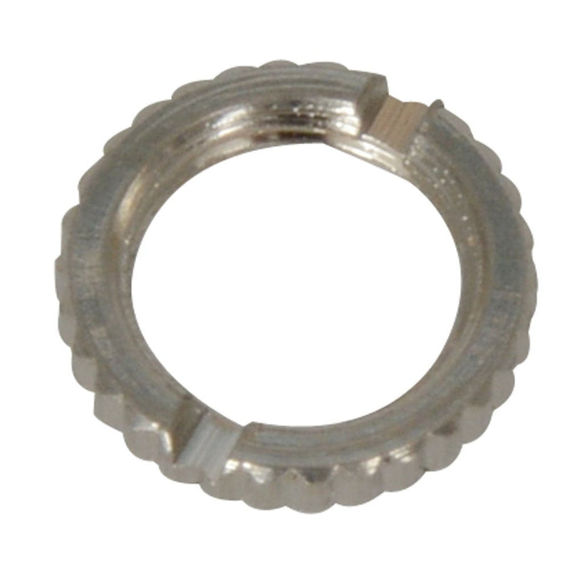 Jameco Valuepro M6KN Knurled Nut, Round, M6 x 0.50 Thread Size (Pack of 20)