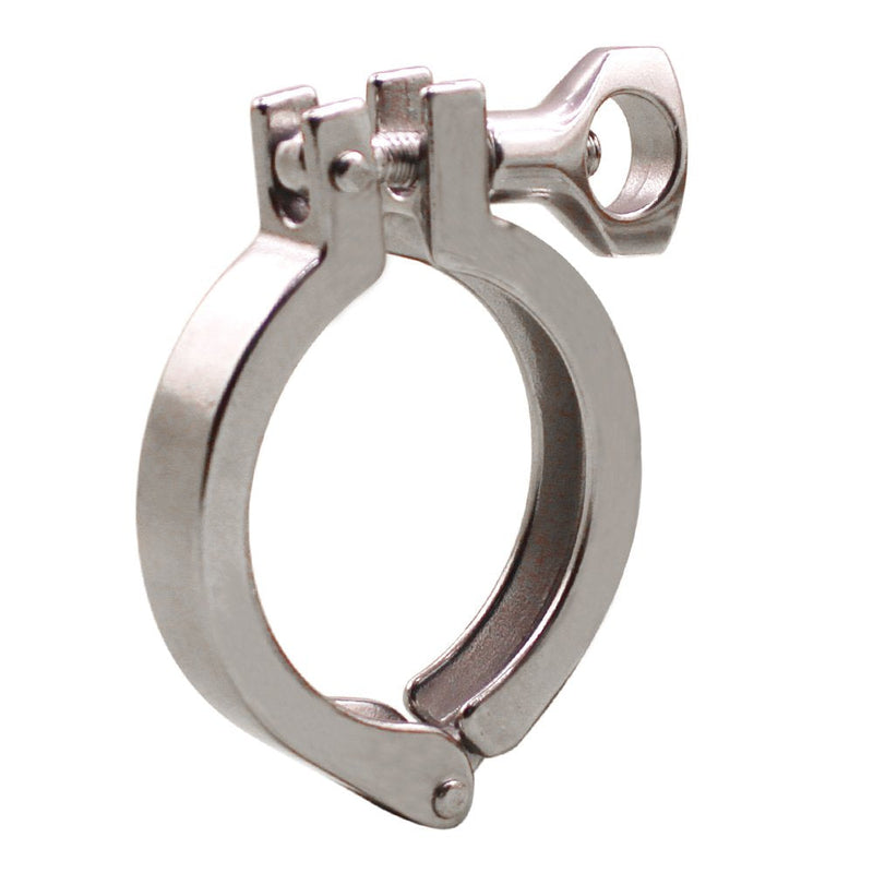 DERNORD Stainless Steel Sanitary Clamp Single Pin Tri Clamps Clover (Tube OD: 2") Tube OD: 2"