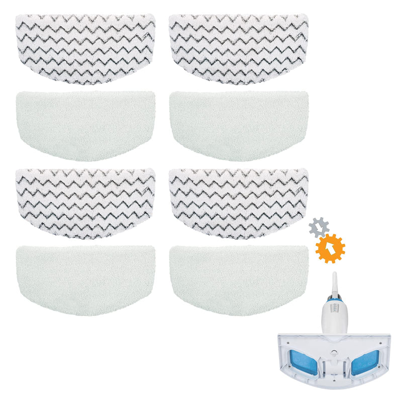 BonusLife Steam Mop Pads for Bissell PowerFresh 1940 1806 Replacement Parts, 8 Pack 1