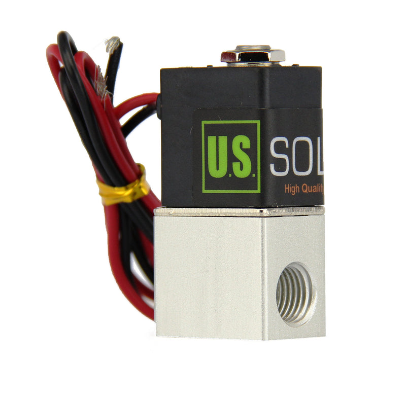 U.S. Solid 1/8inches NPT Electric Solenoid Valve 12 V DC 2 way Normally Closed Air Valve from U.S. Solid 1/8 Inch