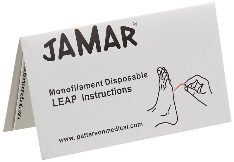 Jamar 40514 Disposable Monofilament Measuring Tool for Diabetic Foot & Neuropathy Screening LOPS or LEAP Evaluation, Pack of 20 LEAP 5.07 - Pack of 20