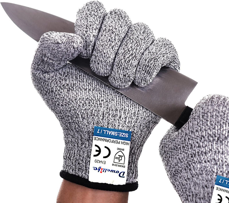 Dowellife Cut Resistant Gloves Food Grade Level 5 Protection, Safety Kitchen Cut Gloves for Chef Oyster Shucking Mandolin Knife Butcher Meat Cutting Large (Pack of 1) Original