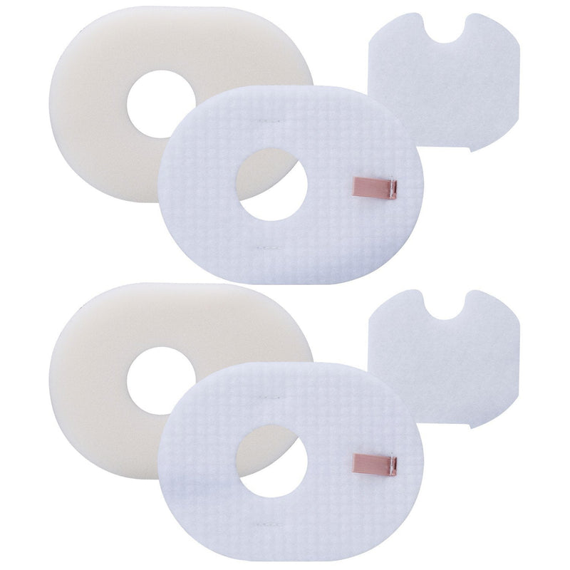 2 Pack Filter Replacement for Shark Rocket Vacuum HV300 HV301 HV300W HV302 HV305 HV310 UV450 Foam & Felt Filter Kit 2 Pack