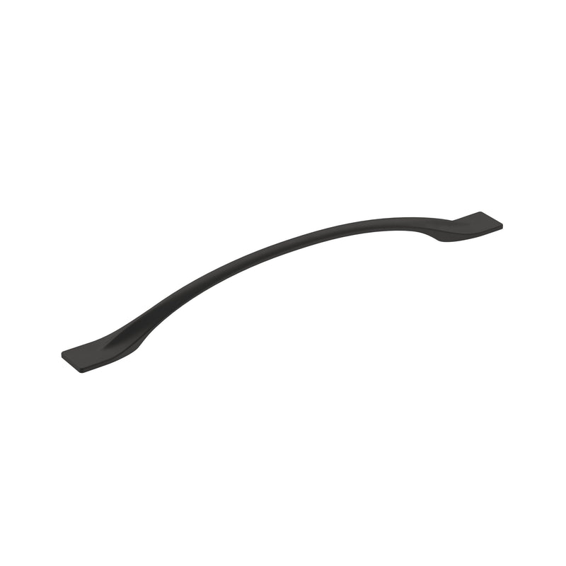 Amerock | Cabinet Pull | Matte Black | 8-13/16 inch (224 mm) Center-to-Center | Uprise | 1 Pack | Drawer Pull | Cabinet Handle | Cabinet Hardware