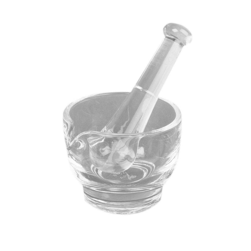 Apothecary Products Mortar and Pestle Bowl, Mixer and Grinder for Medicine, Glass (2 oz) 2 Ounce
