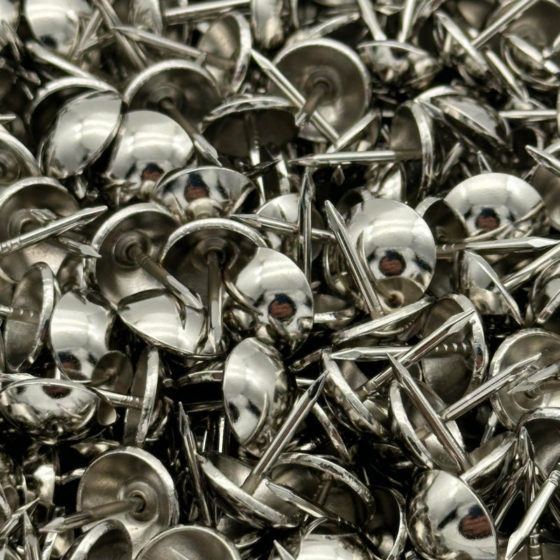 decotacks® Silver Finish Upholstery Nails/Tacks 7/16in - 500 Pcs [Nickel/Silver Finish] DX0511-500