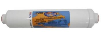 OMNIPURE (K2551-BBT33CAL) 10"X2" INLINE K-SERIES GAC/CALCITE 1/4" NPT