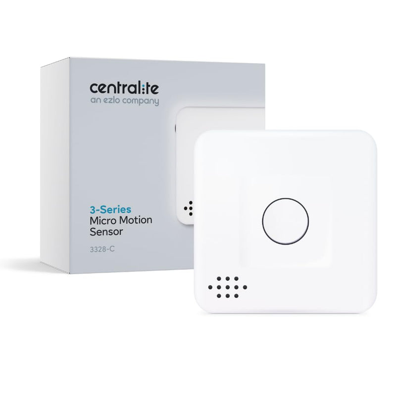 by Ezlo Micro Motion Sensor - Home Automation and Security - Lighting Scenes, Security Alarm, Alerts upon Motion Detection - Zigbee