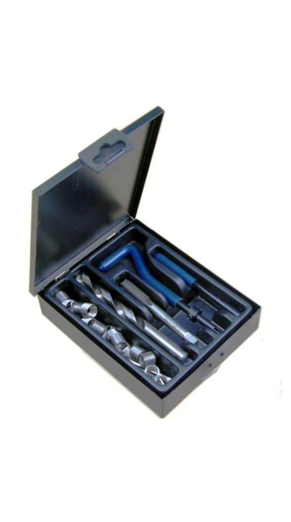 HHIP 1011-0072 16 Piece M12 x 1.75 Helical STI Thread Repair Kit M12 X 1.75 16 Pc. Kit Thread Repair Kit - Metric