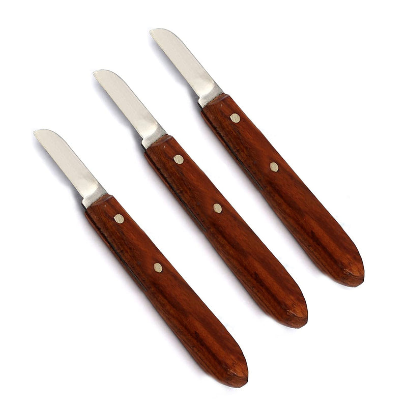 3× DENTAL LAB 6" KNIFE 7R PLASTER ALGINATE MIXING MODELING STAINLESS STEEL END INSTRUMENT A+ QUALITY