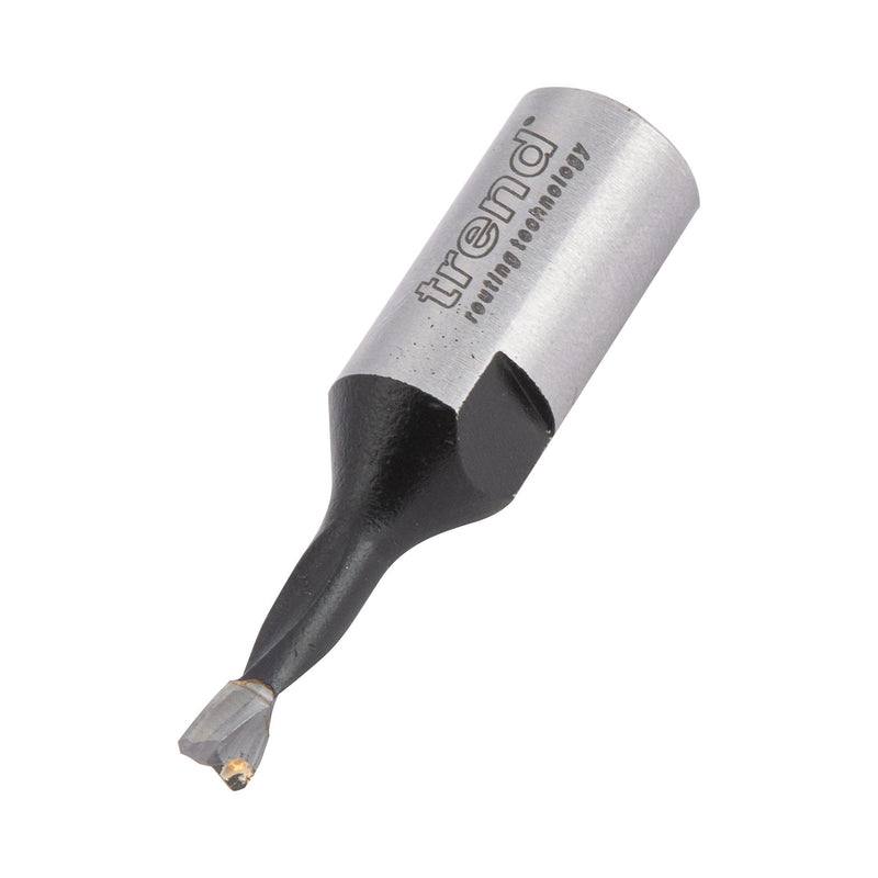 Trend Domino Router Bit, 4mm Diameter, Double Spiral Up-Cut, Carbide Tipped, Compatible with Festool Domino DF500, DOM/04
