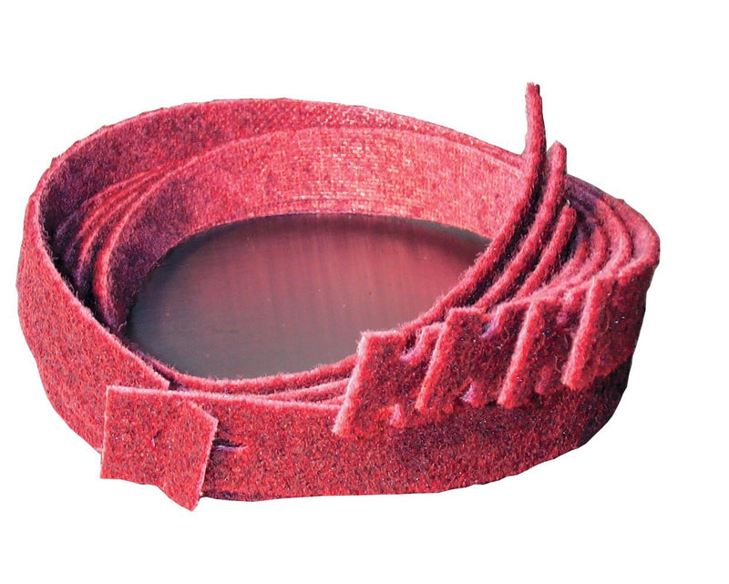 CS Unitec | PTX Nonwoven Fleece Belts | Metal Buffer Polisher Machine Attachment for Grinder Tool | 3800 Max RPM | 26" Long x 1.2" Wide Medium