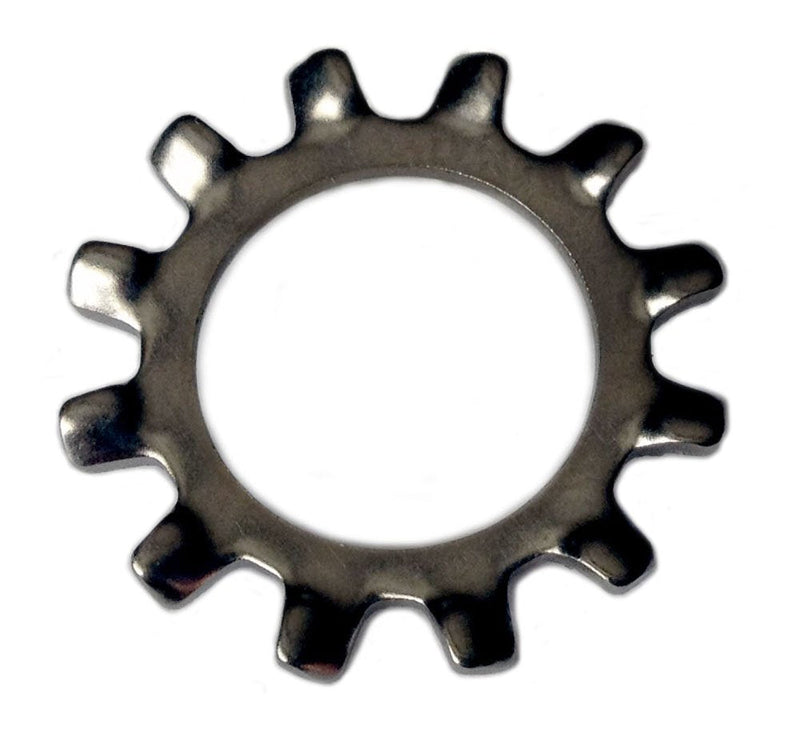 1/4" Stainless Steel External Tooth Star Lock Washers (Pack of 100pcs) Marine Bolt Supply 1/4" (Pack of 100)