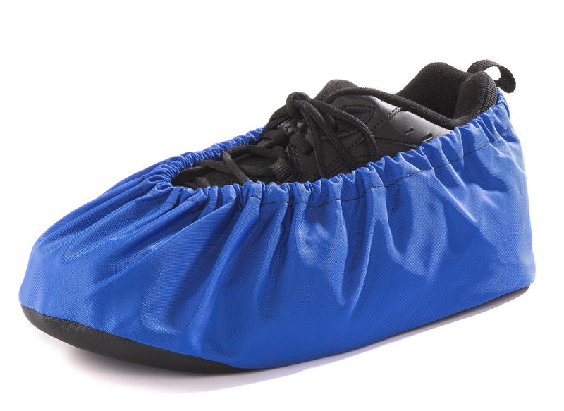 Reusable Washable Shoe & Boot Covers, Made in USA, NonSkid & Lab Tested, 4 Sizes Small Royal Blue