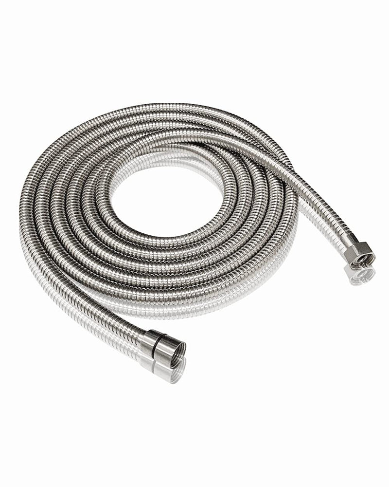 PHASAT Shower Hose,138 Inches Extra Long Shower Hose Replacement,304 Stainless Steel Shower Head Hose Extension Brushed Nickel,A3107N-3.5 138 Inches