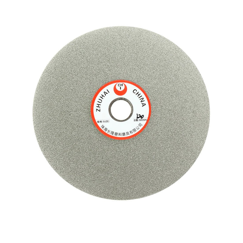 uxcell 6-inch Grit 120 Diamond Coated Flat Lap Wheel Grinding Disc Polishing Tool 120 Grit