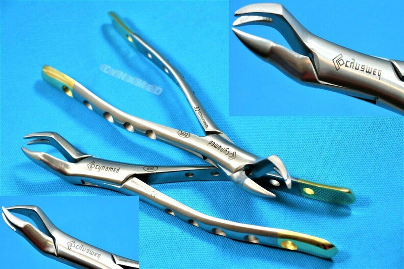 New Set of 2 Each Premium German Extracting Forceps Extraction Dental Instruments No 88L and 88R