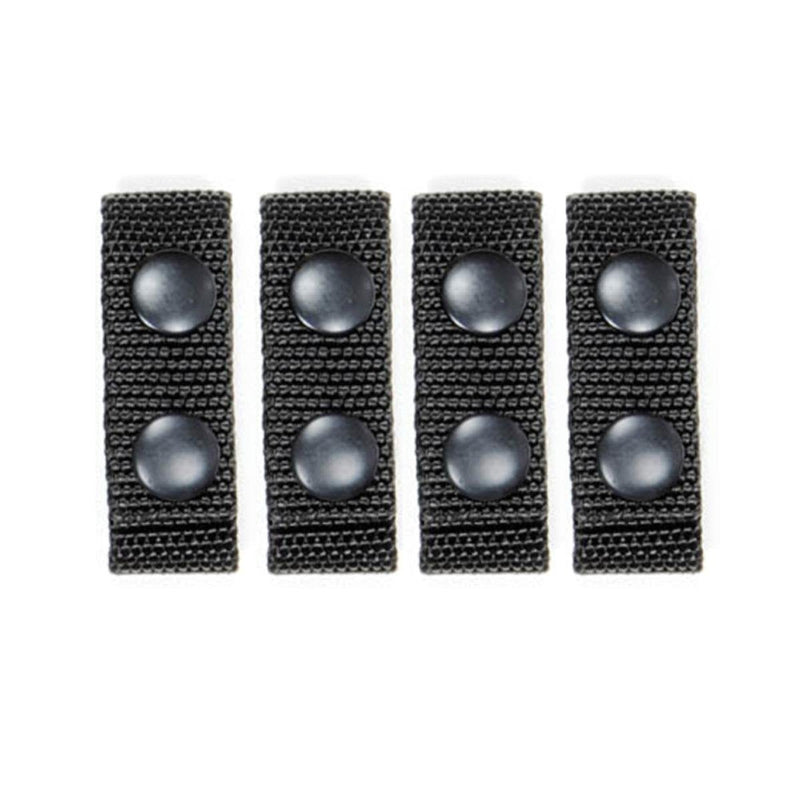 Belt Keeper, Standard, Black, 2-1/4 in., PK4