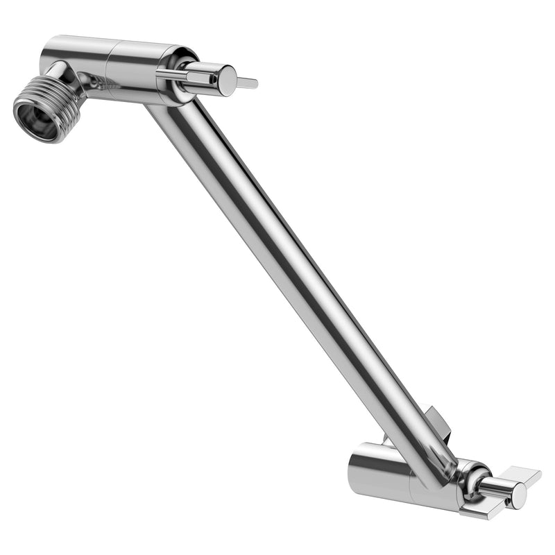 Lordear Shower Head Extension Arm 11 Inch Chrome,Adjustable Shower Arm Extension,Solid Stainless Steel Shower Extender for ShowerHead,Showerhead Extender With Universal Connection Polished Chrome