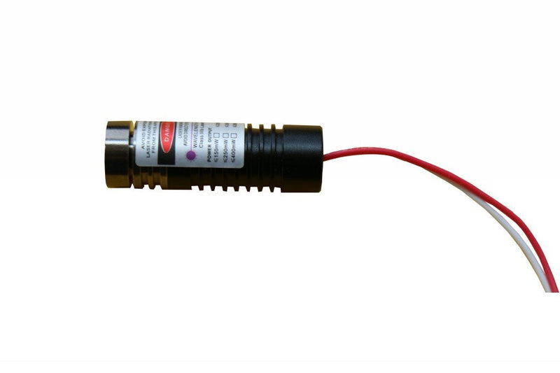 Laser Module 405nm Violet Purple Blue Laser "Dot" Diode (Adjust Focus 5mw DC3V-5V)