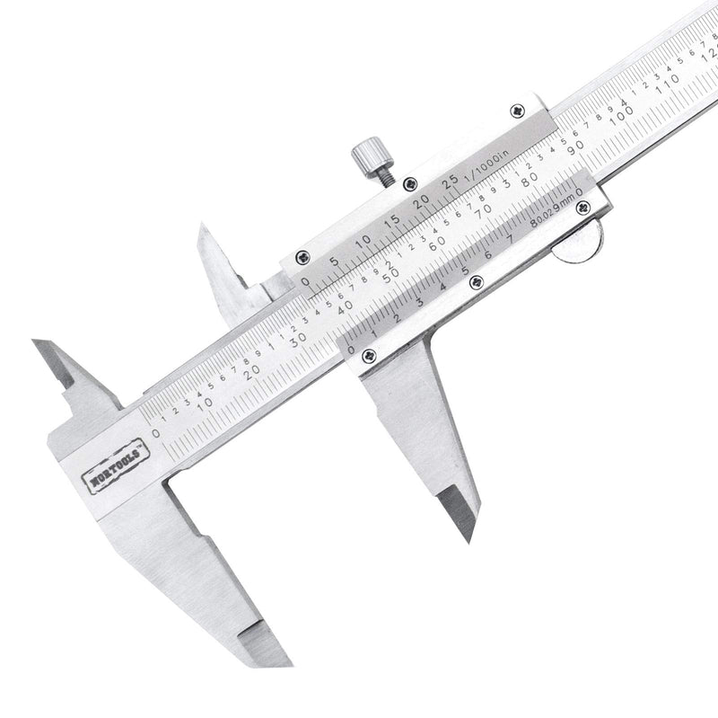 NORTOOLS Professional Vernier Caliper Stainless Steel for Inside, Outside, Depth and Step Measurements,6 Inch/150mm/0.001"/0.02mm-Strictly QC pc by pc onesize Set 4