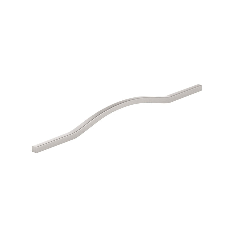 Richelieu Hardware BP8777288195 11 3/8-inch (288 mm) or 12 5/8-inch (320 mm) Center-to-Center Brushed Nickel Modern Arched Cabinet and Drawer Pull Handle for Kitchen, Bathroom, and Furniture 288 mm