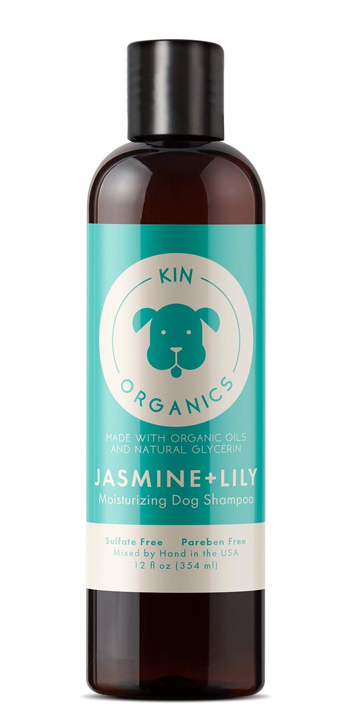 kin+kind kin organics Jasmine+Lily Organic Dog Shampoo, 12 oz - PawsPlanet Australia