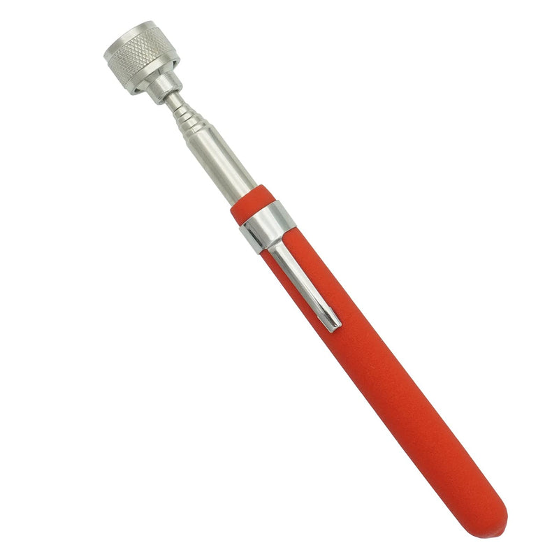 Telescopic Magnetic Pickup Tool,10LB Magnet Stick, 30" Extendable Magnet with Pocket Clip 10LB
