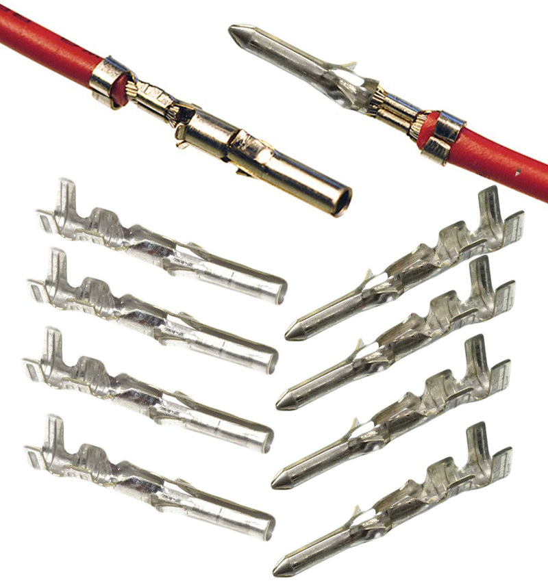 40 Pair) Molex 18-24 AWG Gauge Pins 0.062" Male and Female Pins Connector, Crimp style pin, 1561-(P901)L
