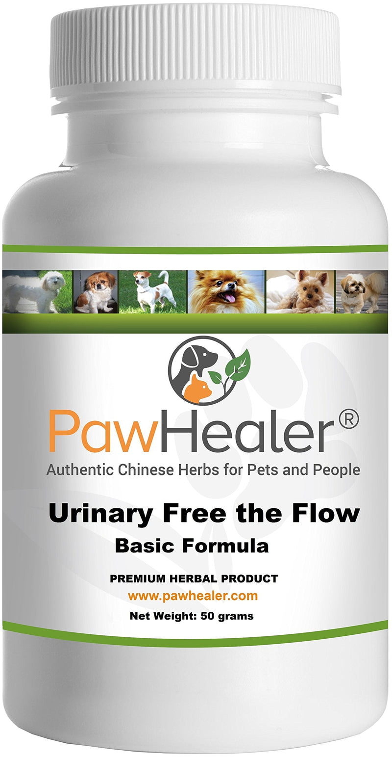 Urinary Free The Flow-Basic - Bladder Stones Dogs - Natural Remedy Stone Prevention in Dogs - 50 Grams-Herbal Powder - Mix into Food ... - PawsPlanet Australia