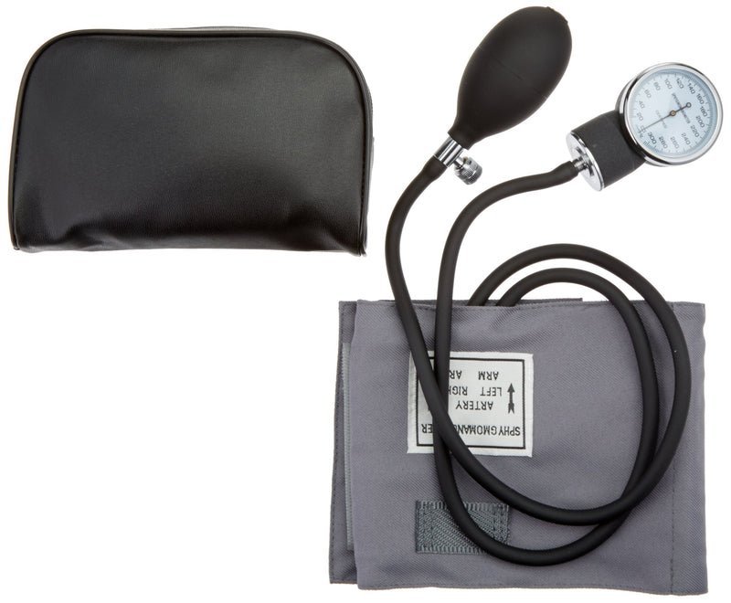 Sammons Preston Economy Aneroid Sphygmomanometer, Professional Blood Pressure Cuff Monitor & Dial for Accurate Measurement, Adult Size, Manage Hypotension & Hypertension, Home or Clinical Use