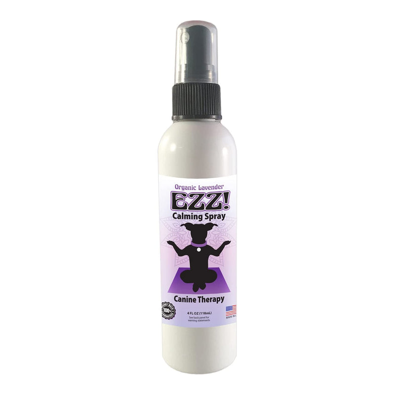 EZZ! Canine Calming Spray- Organic Lavender Aromatherapy Dog Calming Aid - Safely Soothe Your Dog with EZZ- 4 oz - PawsPlanet Australia