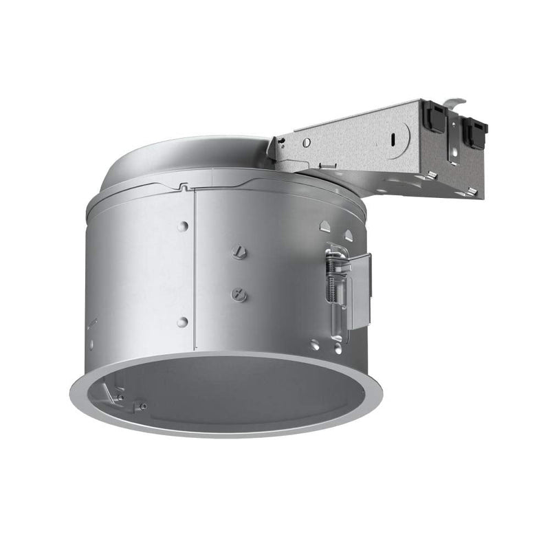 HALO E27RICAT E26 Series Recessed Lighting Shallow Remodel Insulation Contact Rated Air-Tite Housing, 6", Aluminum 6 in.