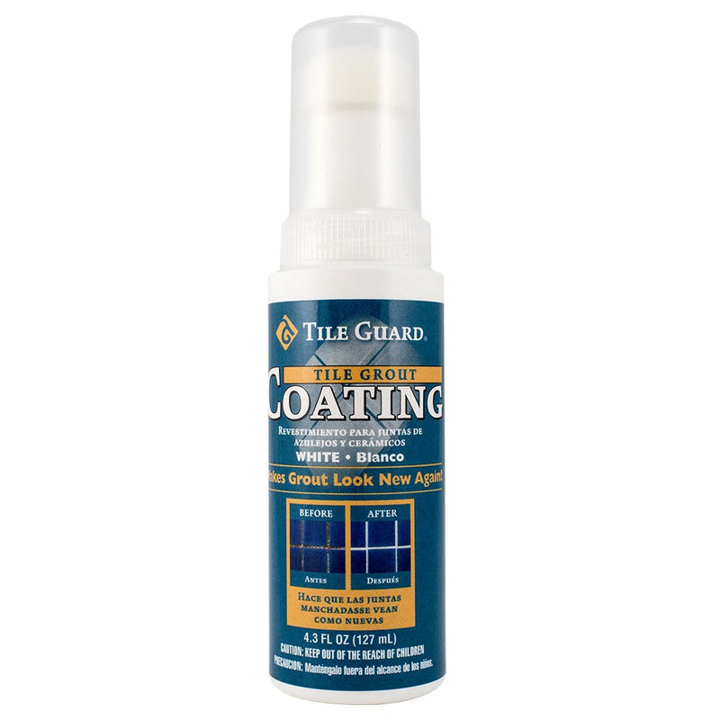 Homax Grout Coating, White, 4.3 oz, Tile Guard Grout Restoration