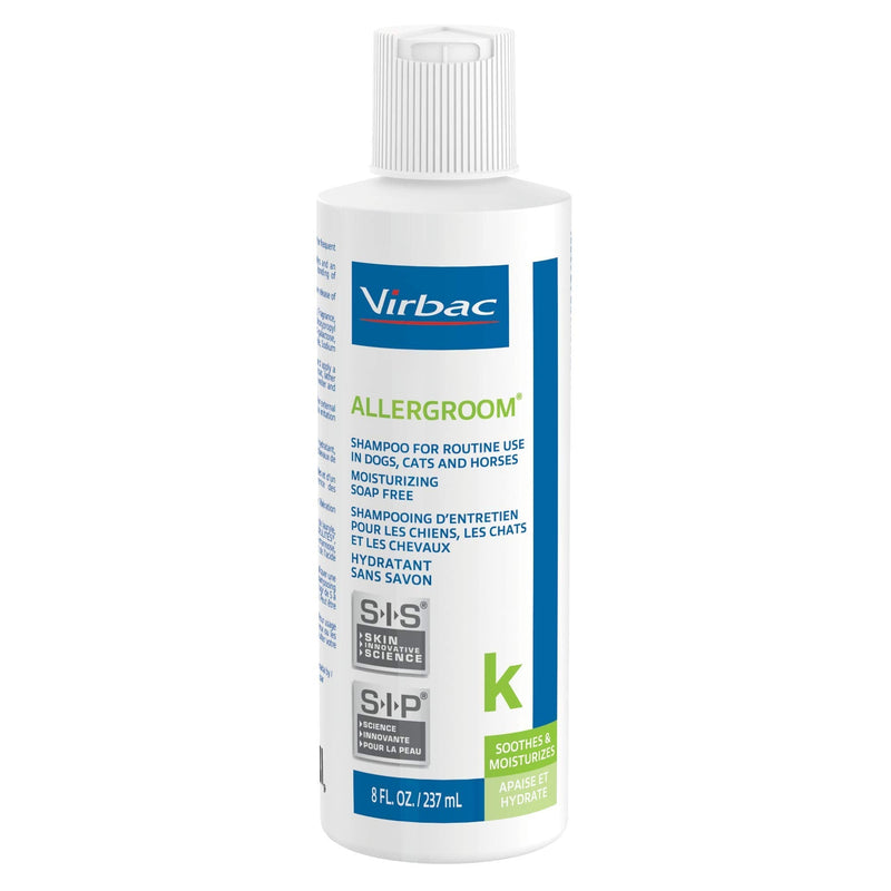 Virbac Allergroom Pet Shampoo For Dogs, Cats & Horses (8 oz) - For Normal or Dry Skin - PawsPlanet Australia