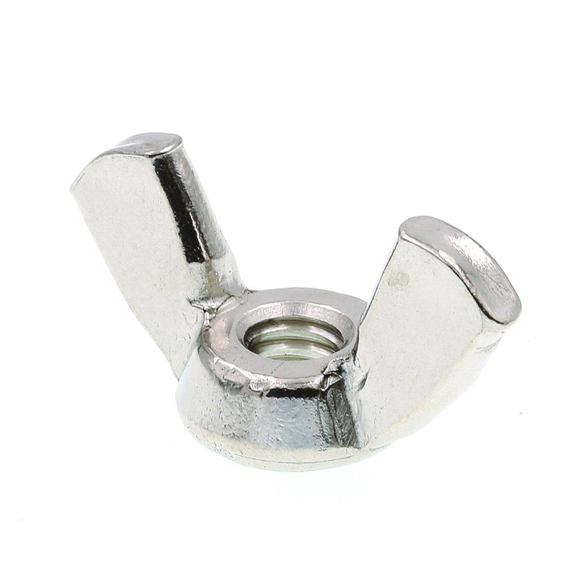 Prime-Line 9076434 Wing Nuts, Cold-Forged, #12-24, Grade 18-8 Stainless Steel (10 Pack)