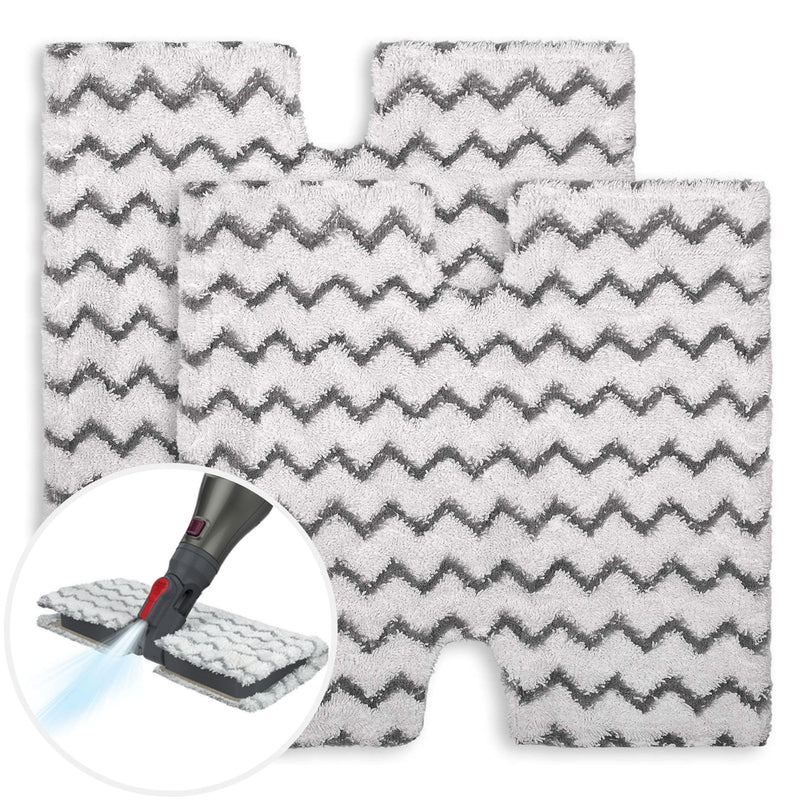 2 Pack of Steam Mop Pad for Shark Genius Lift-Away Pro S5003D S5002Q S5003A S6001W S6001WM S6002 S6002C S6003D S6003 S3973 S3973D S3973WM, Washable Reusable Replacement Mop Head by F Flammi 1 - NewNest Australia