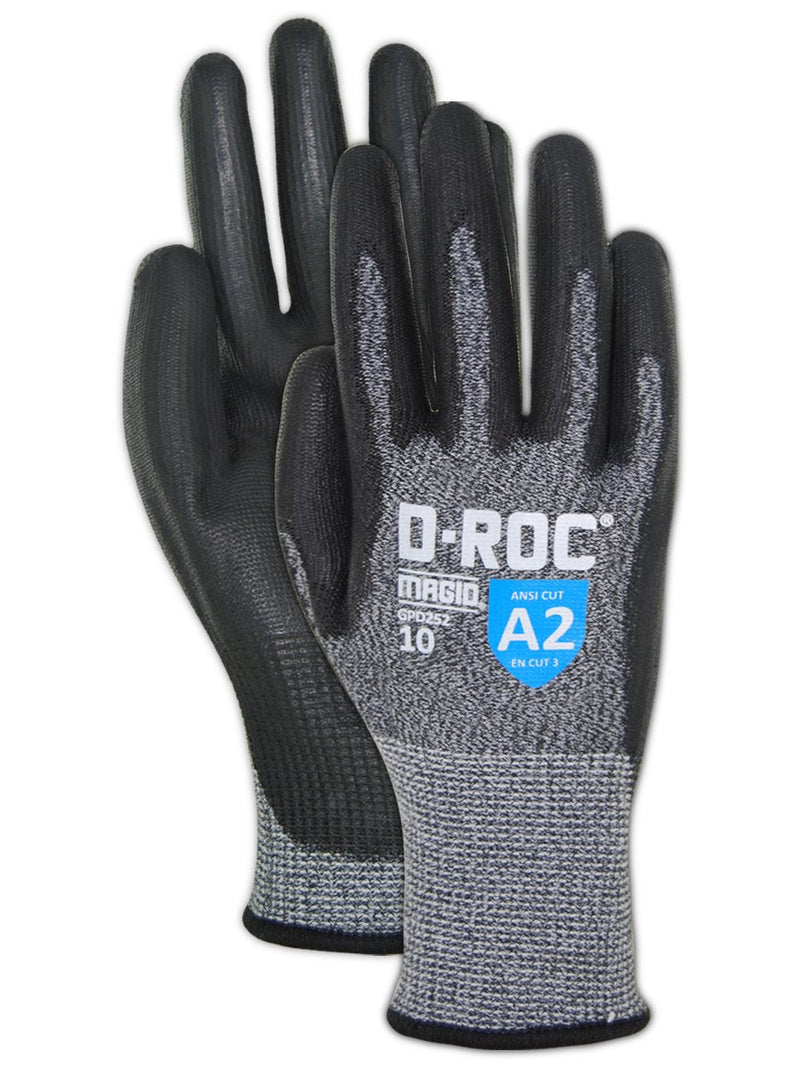 MAGID Griffin Gear ANSI A2 Polyurethane Coated Work Gloves, 12 Pairs, Size 11/2XL (GPD252) 11/XXL 12 Pair